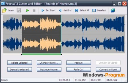 Free MP3 Cutter and Editor 2.8.0.312