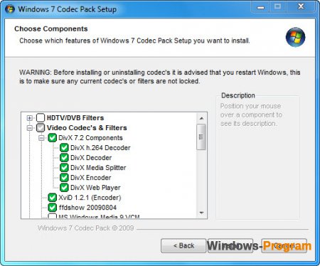 Скачать Windows 7 Codec Pack