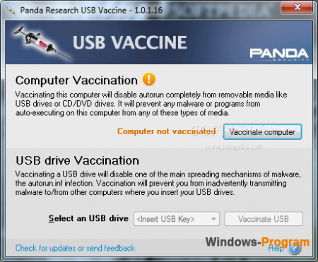 Скачать Panda USB Vaccine 1.0.1.16