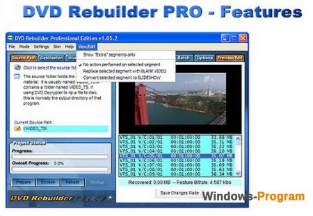 Скачать DVD Rebuilder Pro 1.28.2 + Crack + торрент