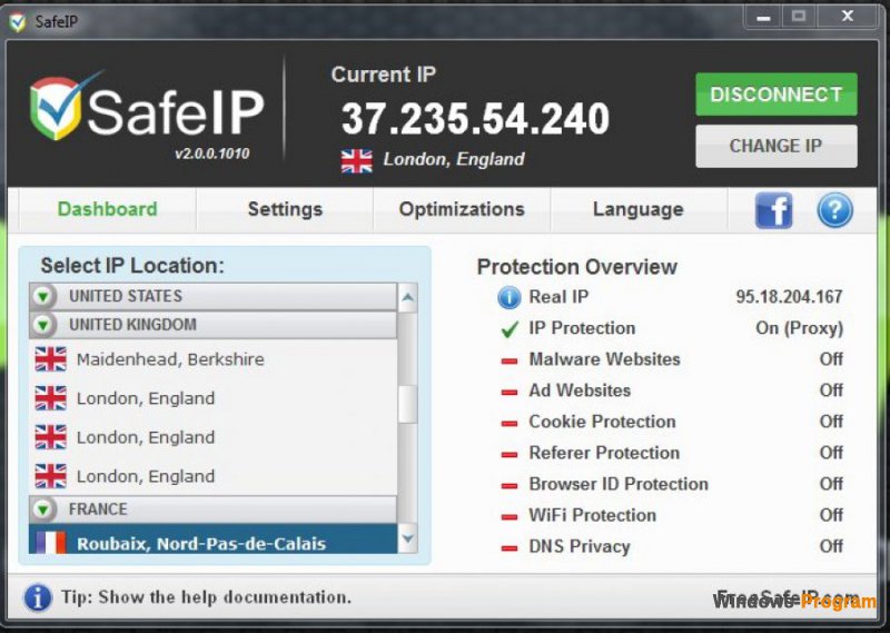 SafeIP 2.0.0.2615
