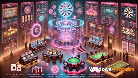 Виртуальное казино Pinco: доступные режимы и функции